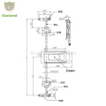 GL-11121 Kit de verrouillage de verrouillage du corps du camion en acier inoxydable